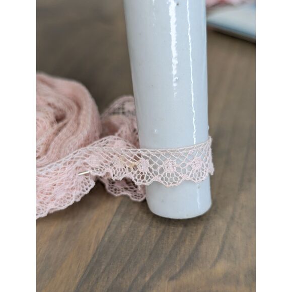 Lot of 6 Vintage Lace and Ribbon Assorted Lengths Colors Sew Craft Unique Greek - Picture 8 of 10